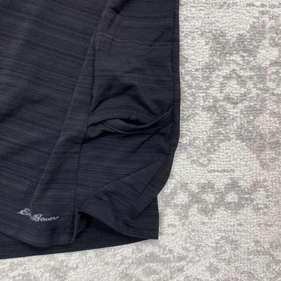 Eddie Bauer Shirt Women's Freedry Motion Black Active Running Tee Size Large - Picture 3 of 7